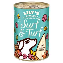 Lily's Kitchen Vådfoder Til Voksne Hunde Surf & Turf 400g